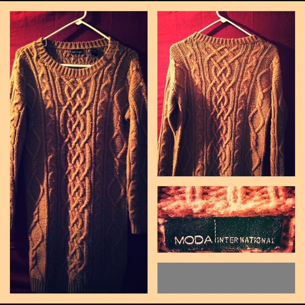 A knitted light brown dress 55$ or make and offer